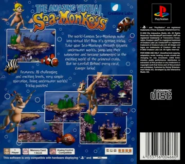 The Amazing Virtual Sea-Monkeys (EU) box cover back